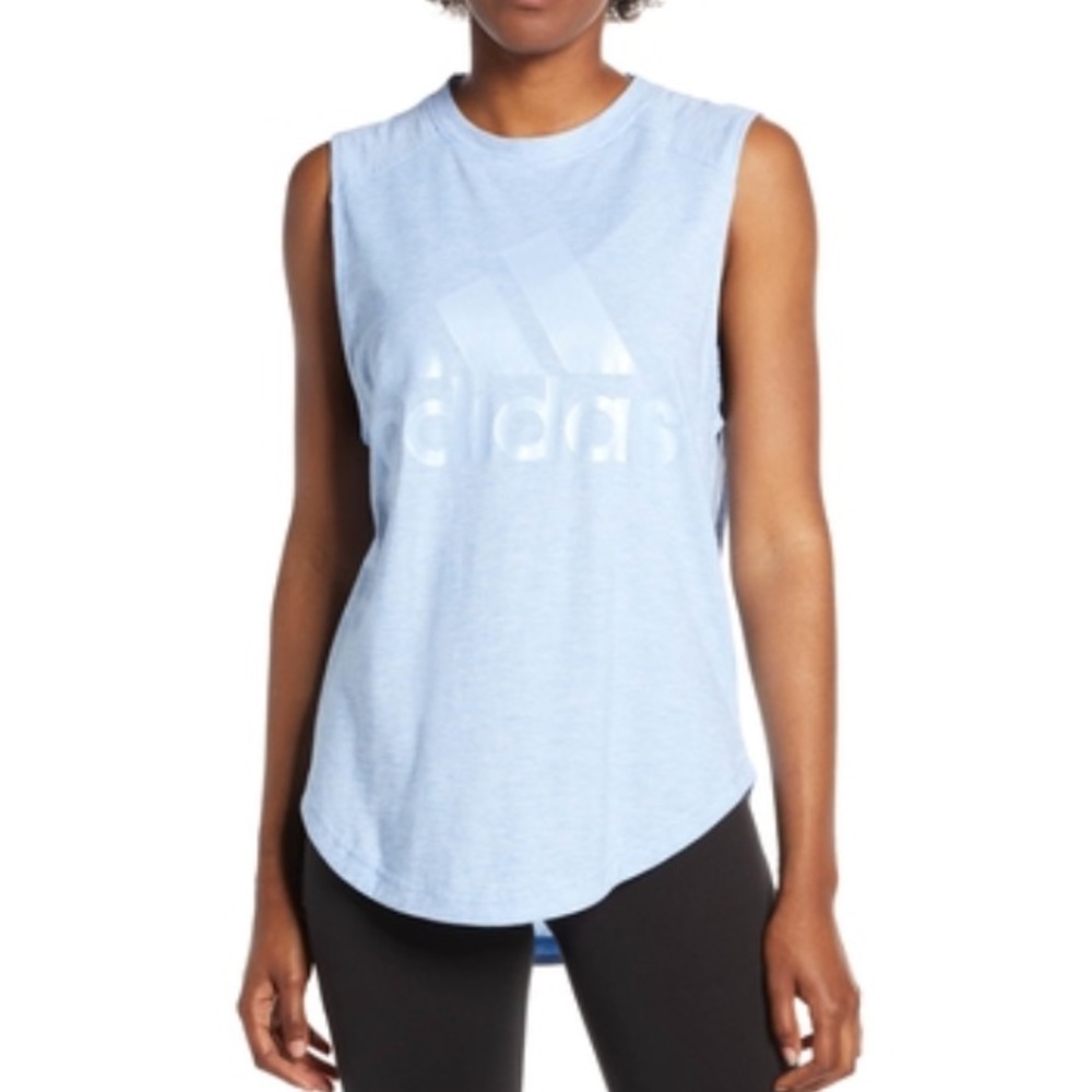 🆕 Adidas Women’s Winners Blue Sleeveless Top